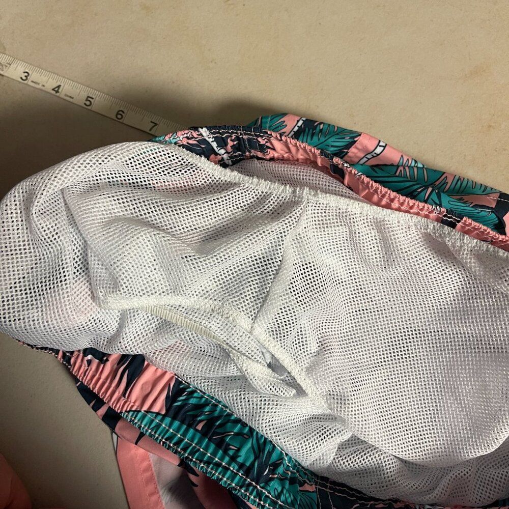 maamgic Mens Vintage Swim Trunks Mesh Lining Large - Picture 8 of 8